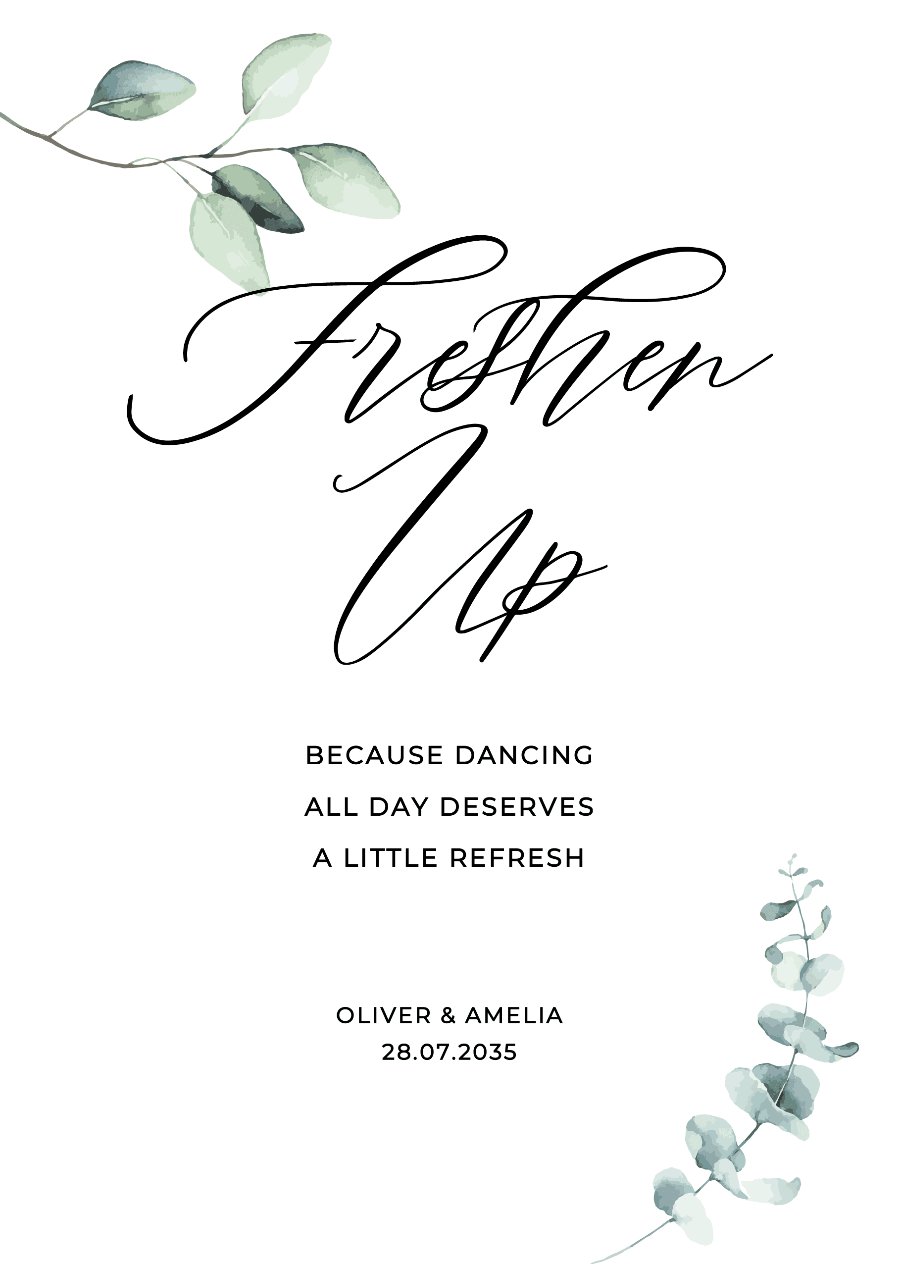 Argyle Wedding Day Signs — main image