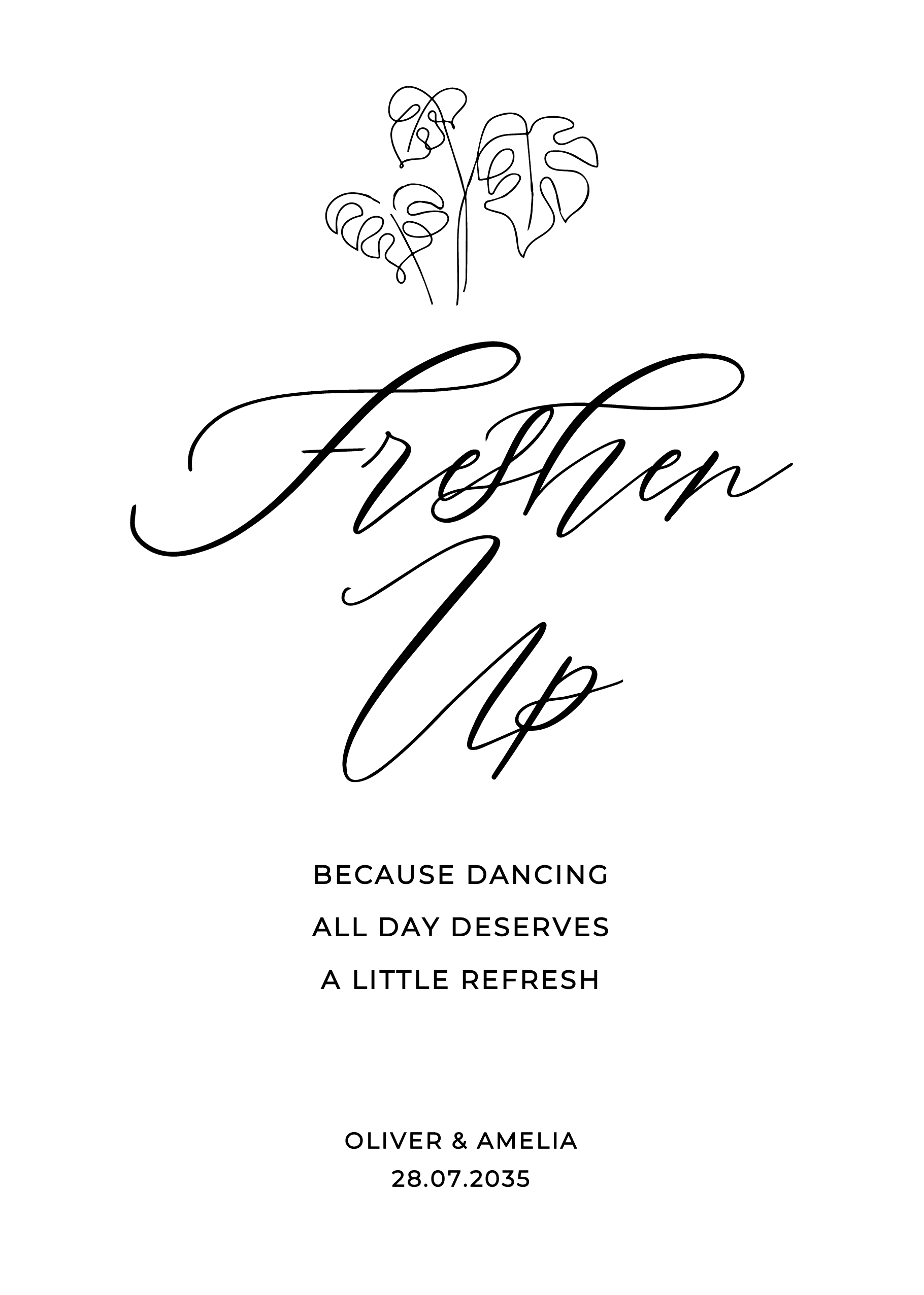 Beach Wedding Day Signs — main image