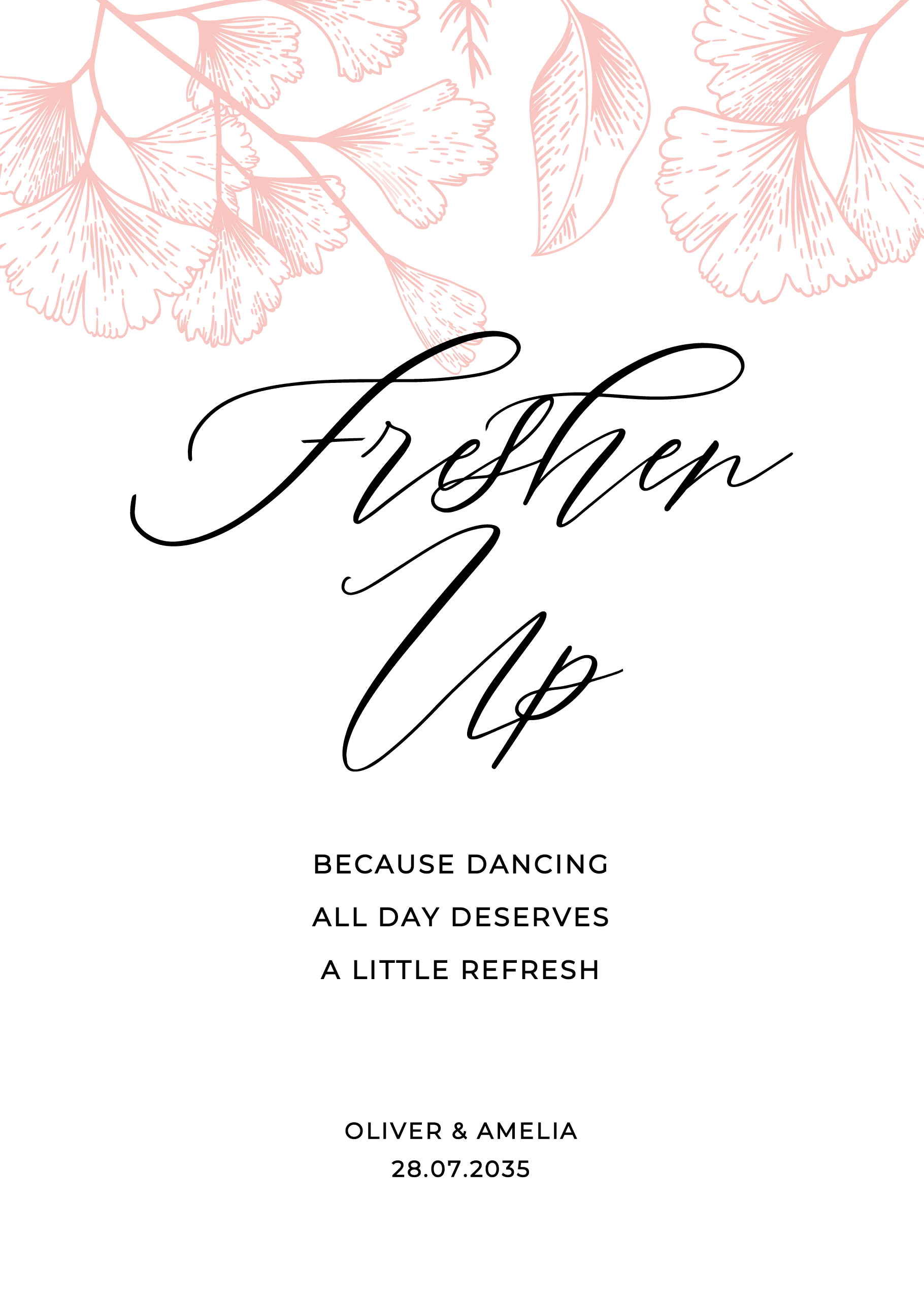 Delicate Wedding Day Signs — main image