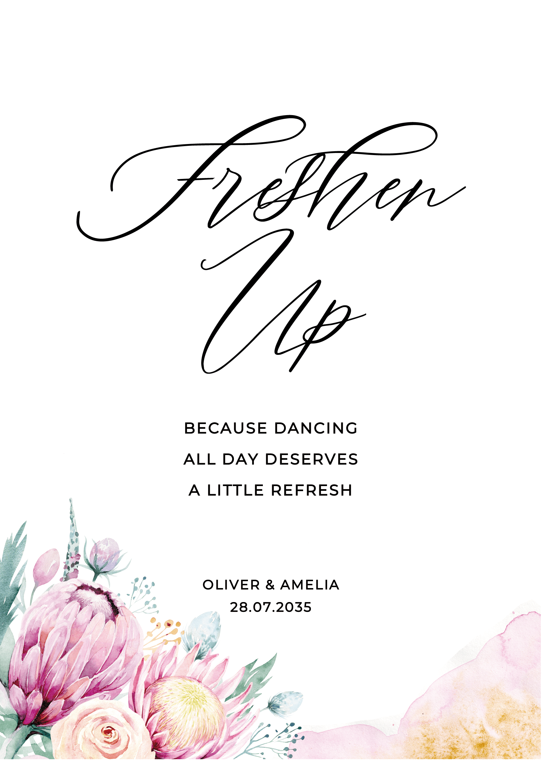 Dreams Wedding Day Signs — main image