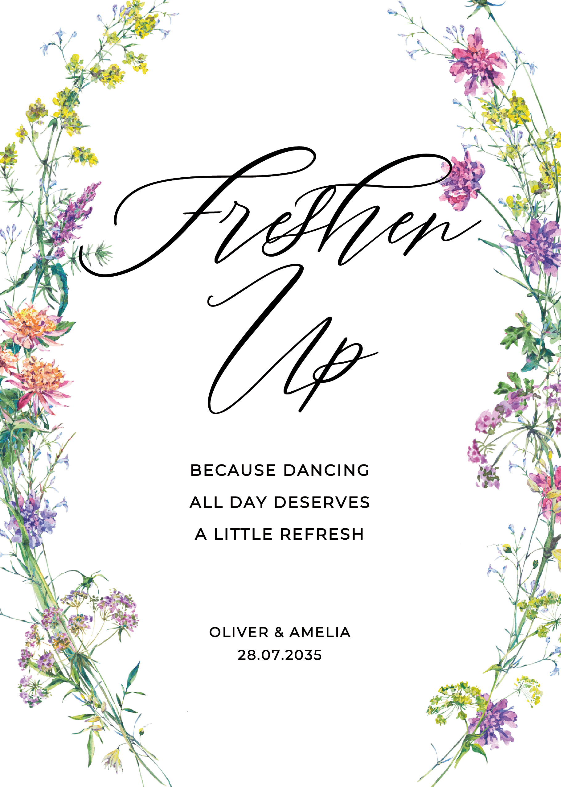 Thistle Wedding Day Signs — main image