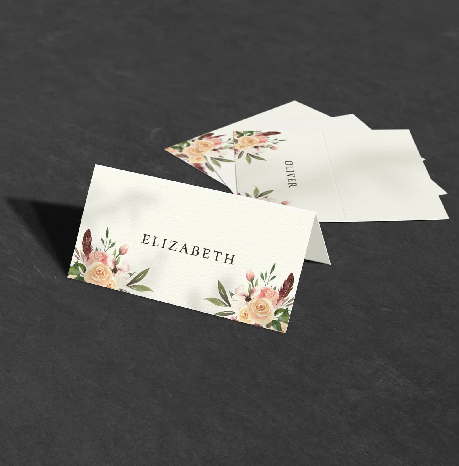 Rustic Place Card — design preview