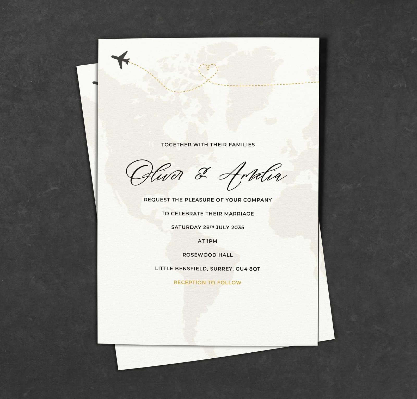 Destination wedding stationery collection