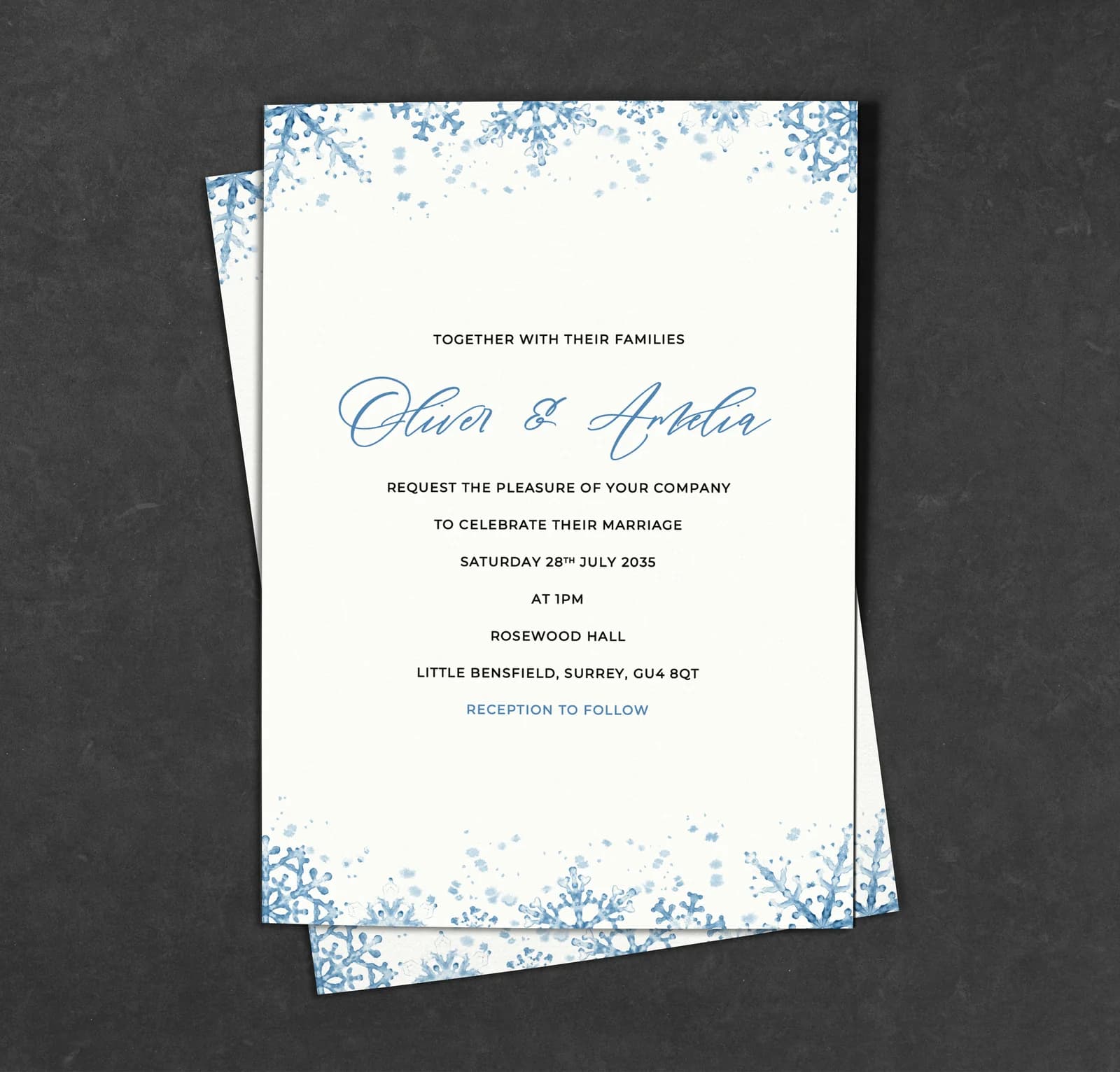 Frost wedding stationery collection