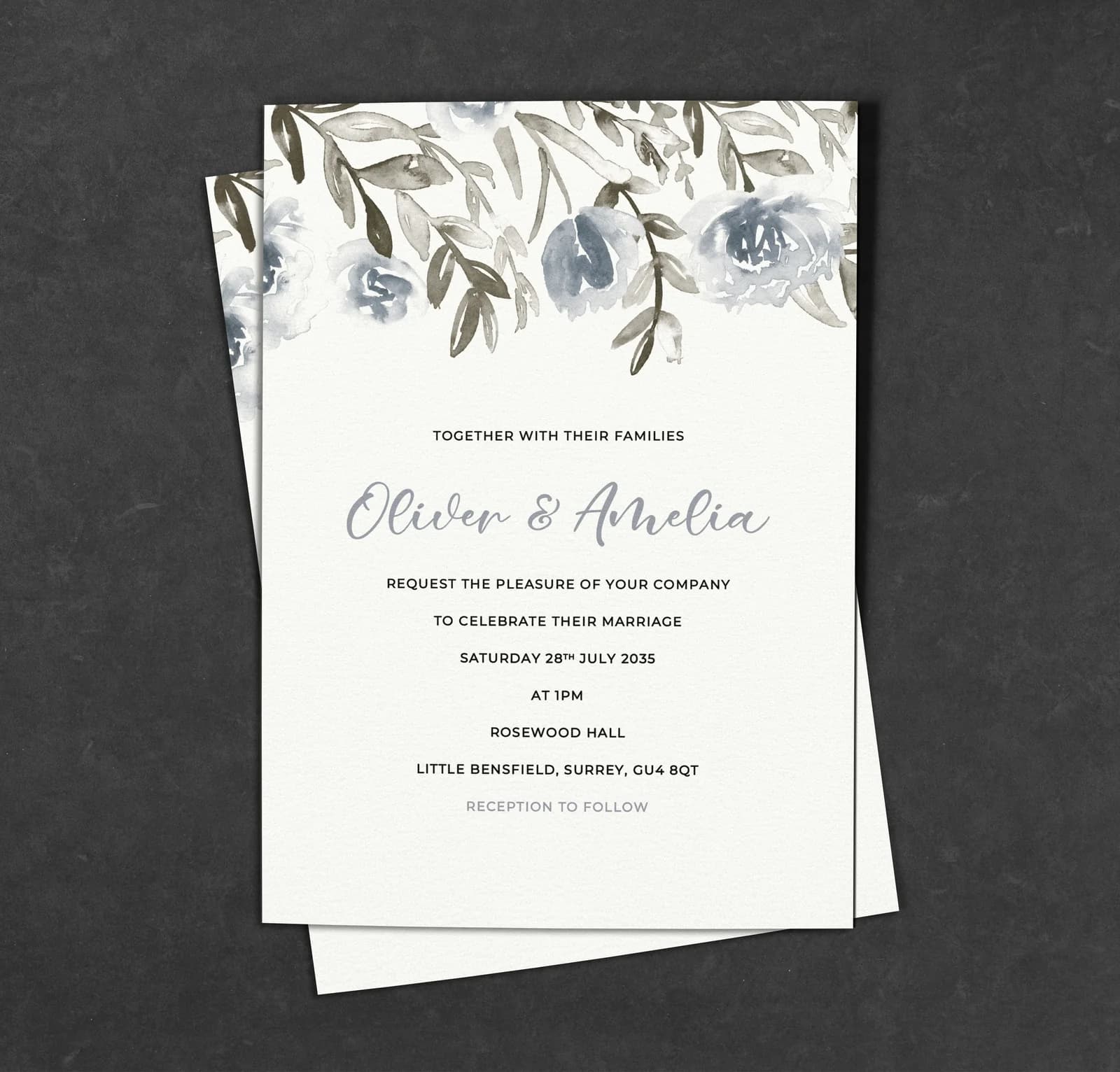 Greys wedding stationery collection